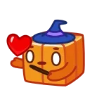 Pumpkin Cube 스티커