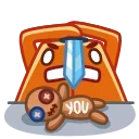 Pumpkin Cube 스티커