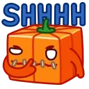 Pumpkin Cube 스티커