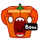Pumpkin Cube 스티커