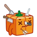 Pumpkin Cube 스티커