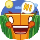 Pumpkin Cube 스티커