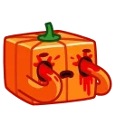 Pumpkin Cube 스티커