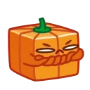 Pumpkin Cube 스티커
