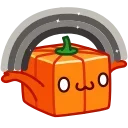 Pumpkin Cube 스티커
