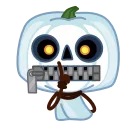 Pumpkin Ghost 스티커