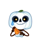 Pumpkin Ghost 스티커