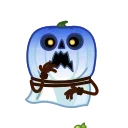 Pumpkin Ghost 스티커