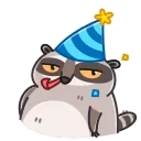 Racoon 스티커