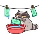 Racoon 스티커