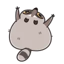 Racoon 스티커