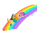 Rainbow Girl 스티커