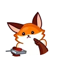 Red Fox 스티커