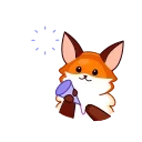Red Fox 스티커