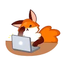 Red Fox 스티커
