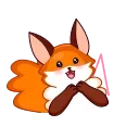 Red Fox 스티커