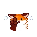 Red Fox 스티커