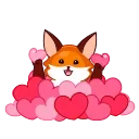 Red Fox 스티커