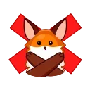 Red Fox 스티커