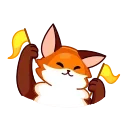 Red Fox 스티커