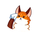 Red Fox 스티커