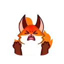 Red Fox 스티커