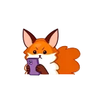 Red Fox 스티커