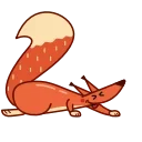 Red Squirrel 스티커