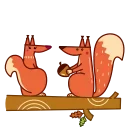Red Squirrel 스티커