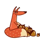 Red Squirrel 스티커