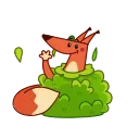 Red Squirrel 스티커
