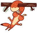 Red Squirrel 스티커
