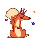 Red Squirrel 스티커