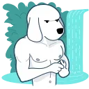 Resistance Dog 스티커