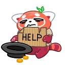RRRed Panda 스티커