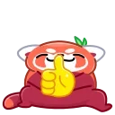 RRRed Panda 스티커