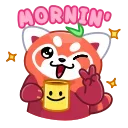 RRRed Panda 스티커