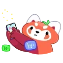RRRed Panda 스티커