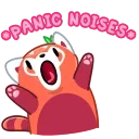 RRRed Panda 스티커