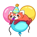 RRRed Panda 스티커