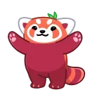 RRRed Panda 스티커