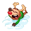 Rudy the Deer 스티커