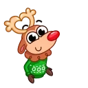 Rudy the Deer 스티커