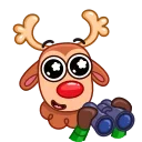 Rudy the Deer 스티커