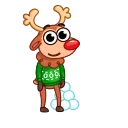 Rudy the Deer 스티커