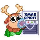 Rudy the Deer 스티커
