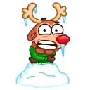 Rudy the Deer 스티커