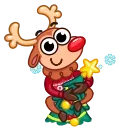 Rudy the Deer 스티커