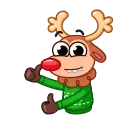 Rudy the Deer 스티커