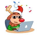 Rudy the Deer 스티커